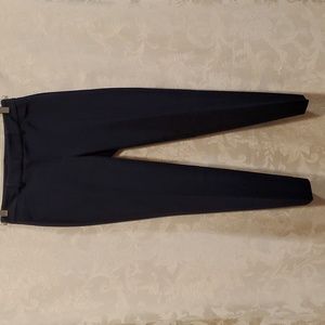 SZ. 00P WHBM THE SLIM ANKLE NAVY WOMEN'S BUSINESS WORK DRESS SLACKS